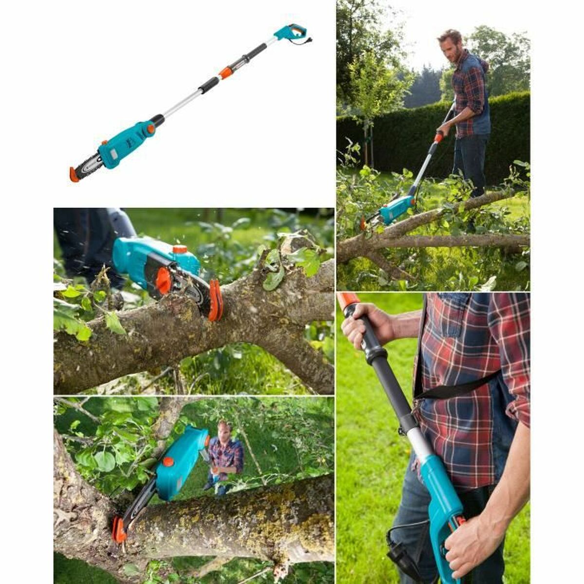 Piła łańcuchowa elektryczna Gardena 08868-20 720 W 20 cm-2