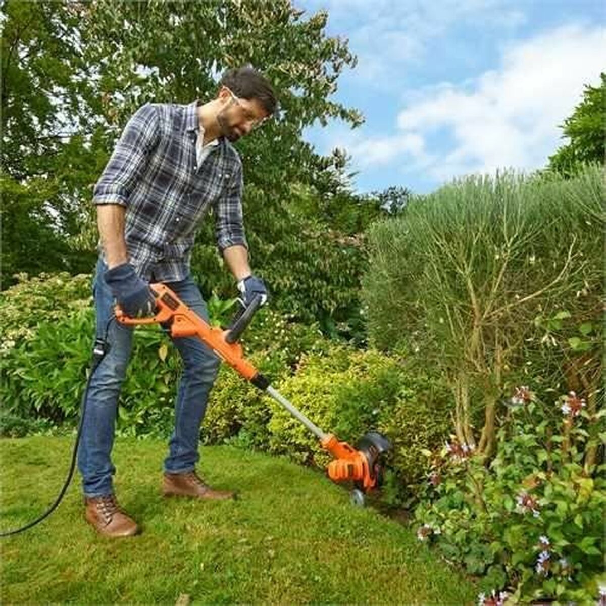 Black & Decker BESTA530CM 550 W 230 V çim biçme makinesi-3