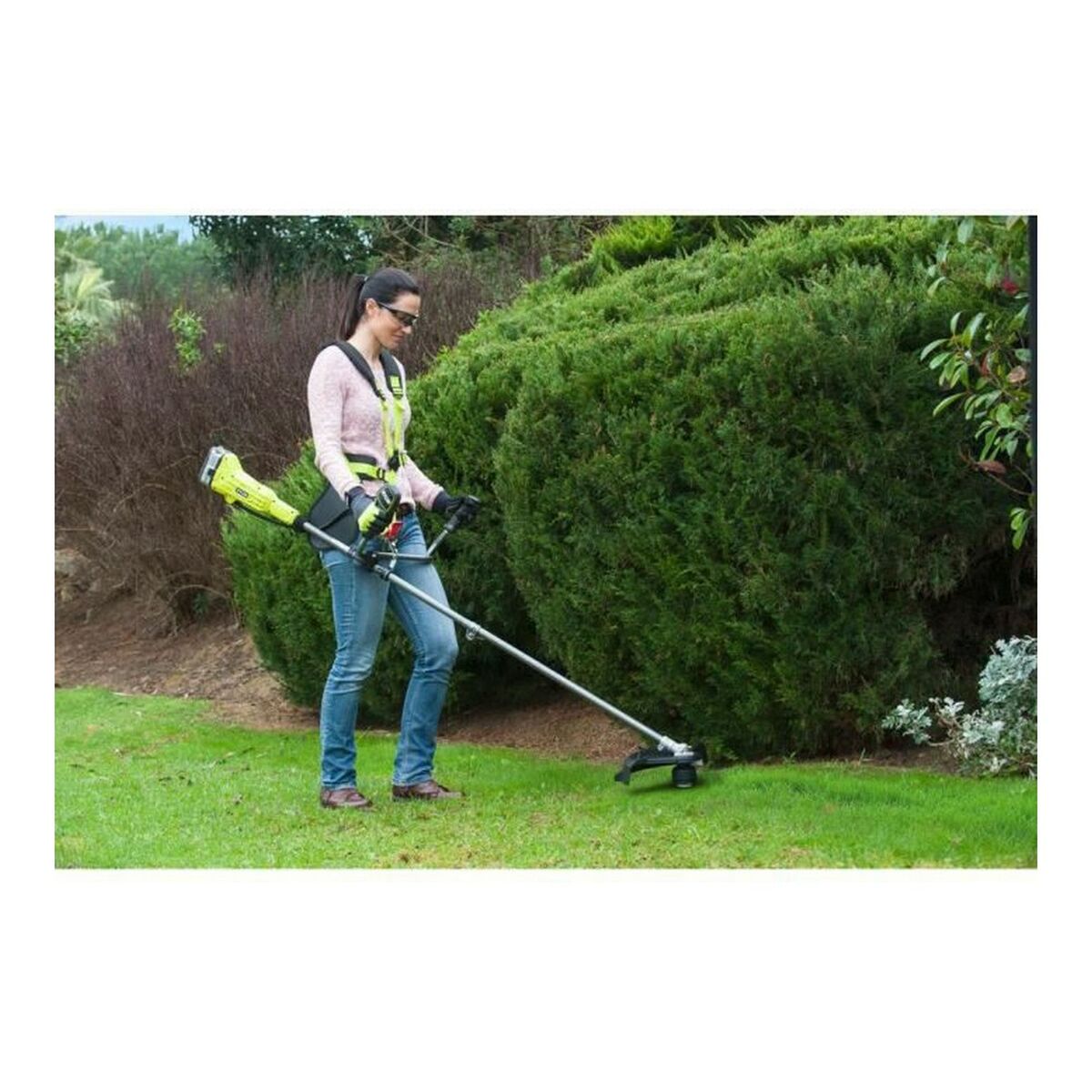 Ryobi akülü çim biçme makinesi-4