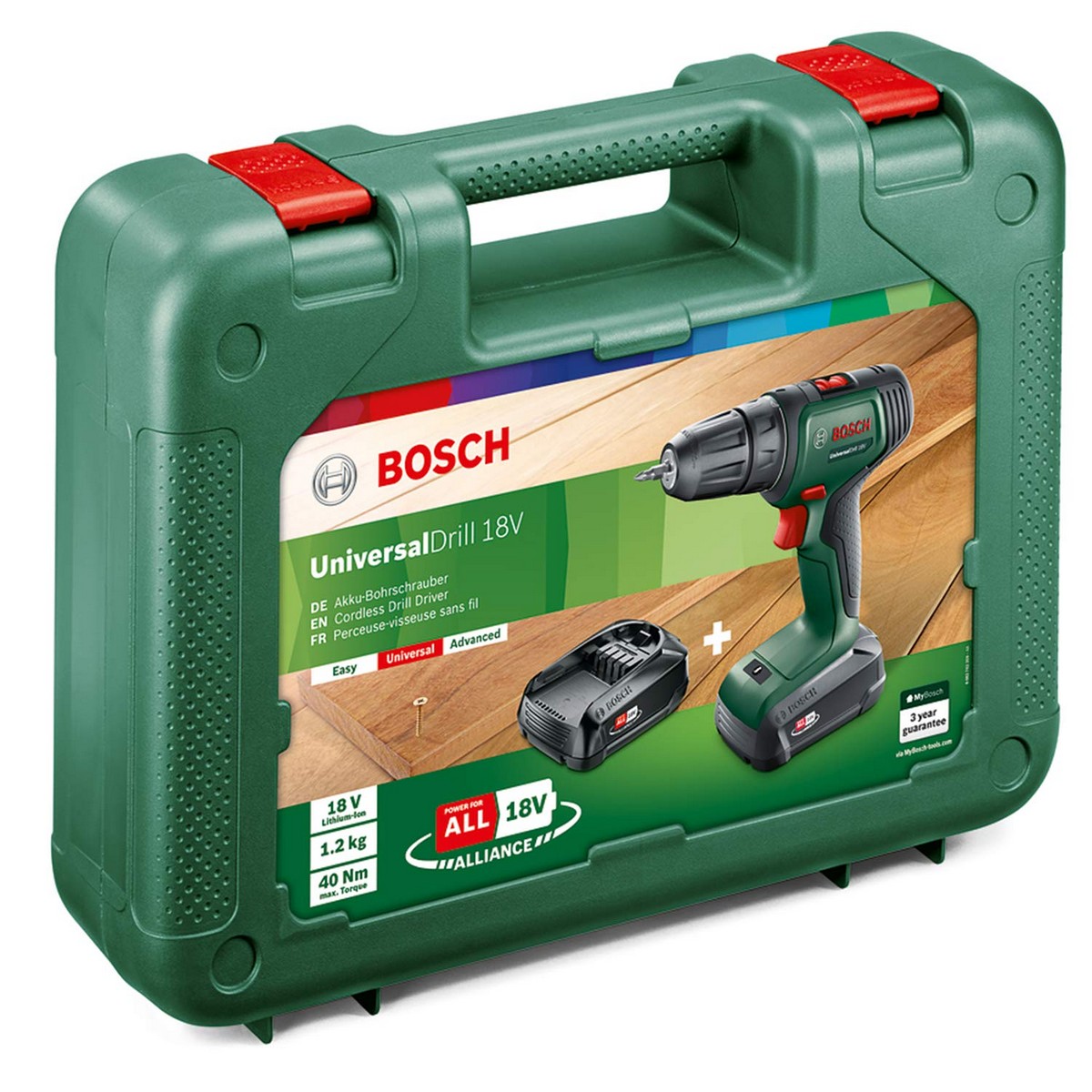 BOSCH UniversalDrill Wireless 18 V Rock Drill-2