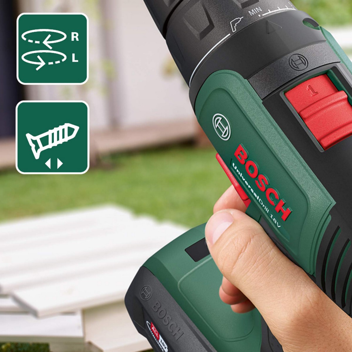BOSCH UniversalDrill Wireless 18 V Rock Drill-4