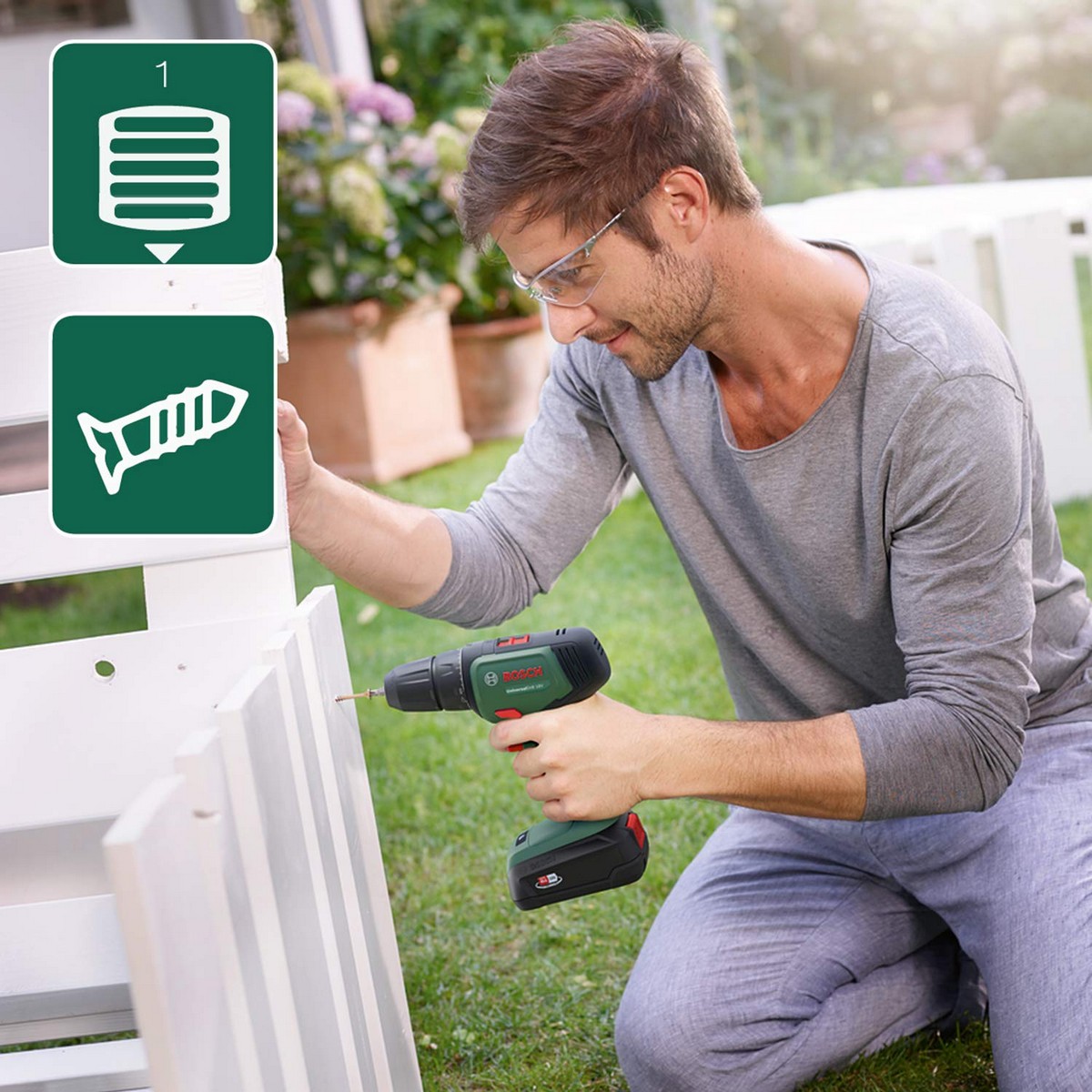 BOSCH UniversalDrill Wireless 18 V Rock Drill-5