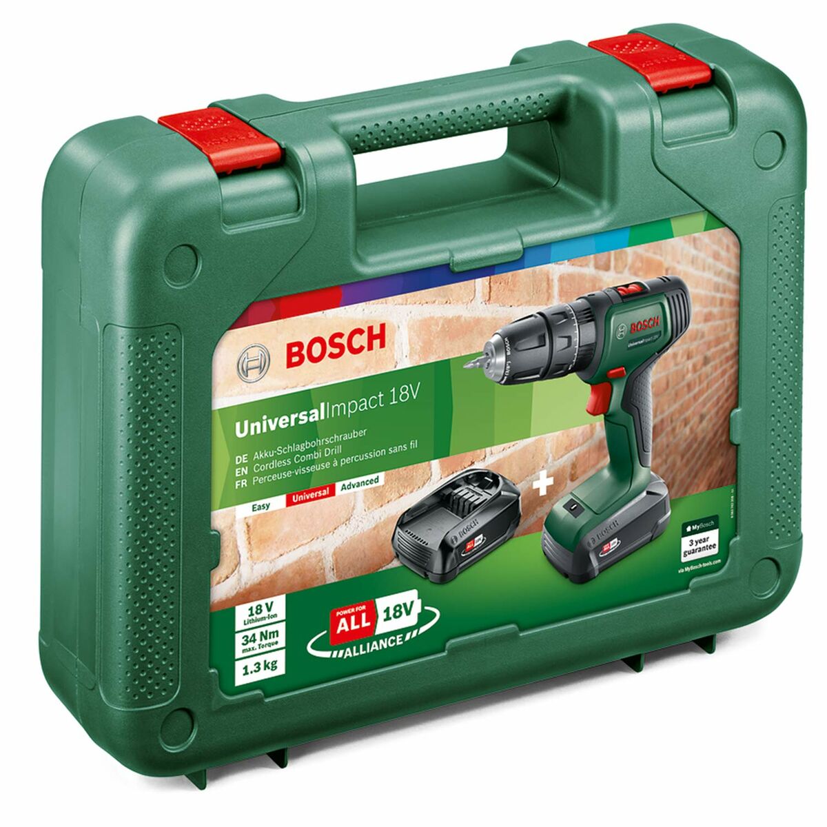 Перфоратор BOSCH UniversalImpact 18 18 V 34 Nm-3