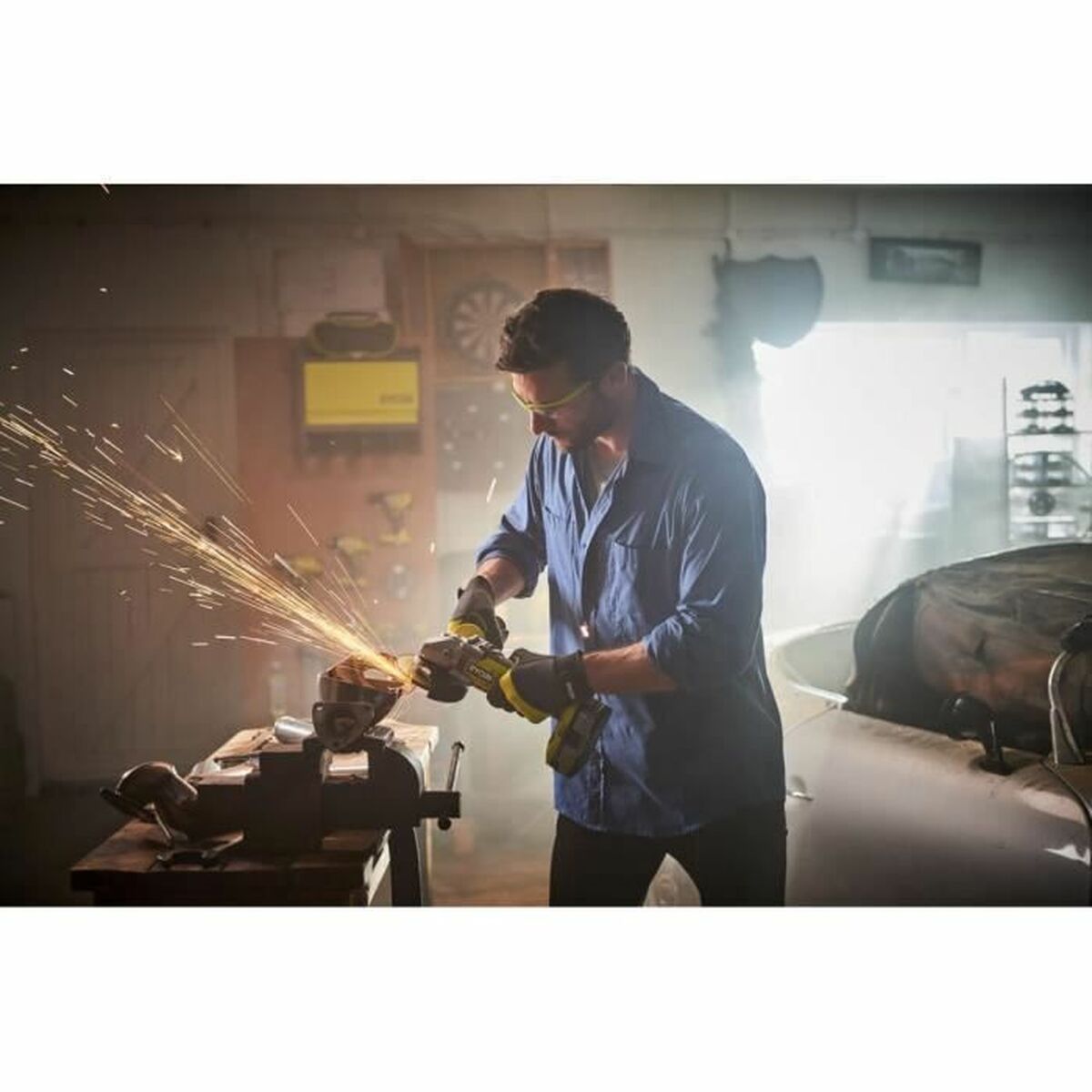 Angle grinder Ryobi R18AG7 18 V 125 mm-2