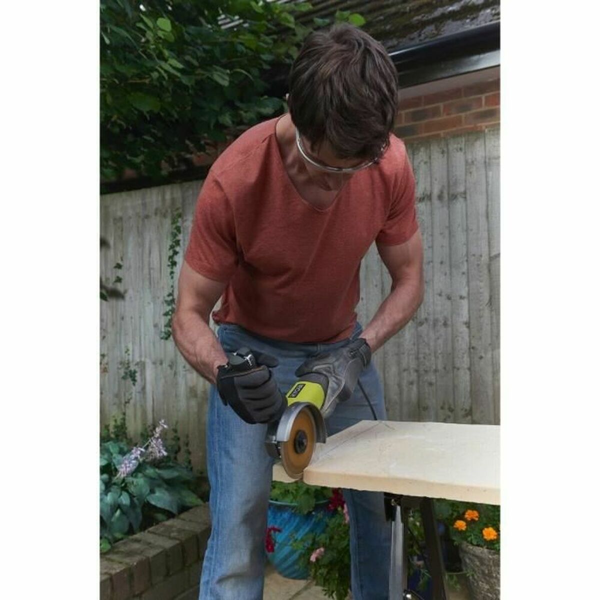 Angle grinder Ryobi 800 W 125 mm-2