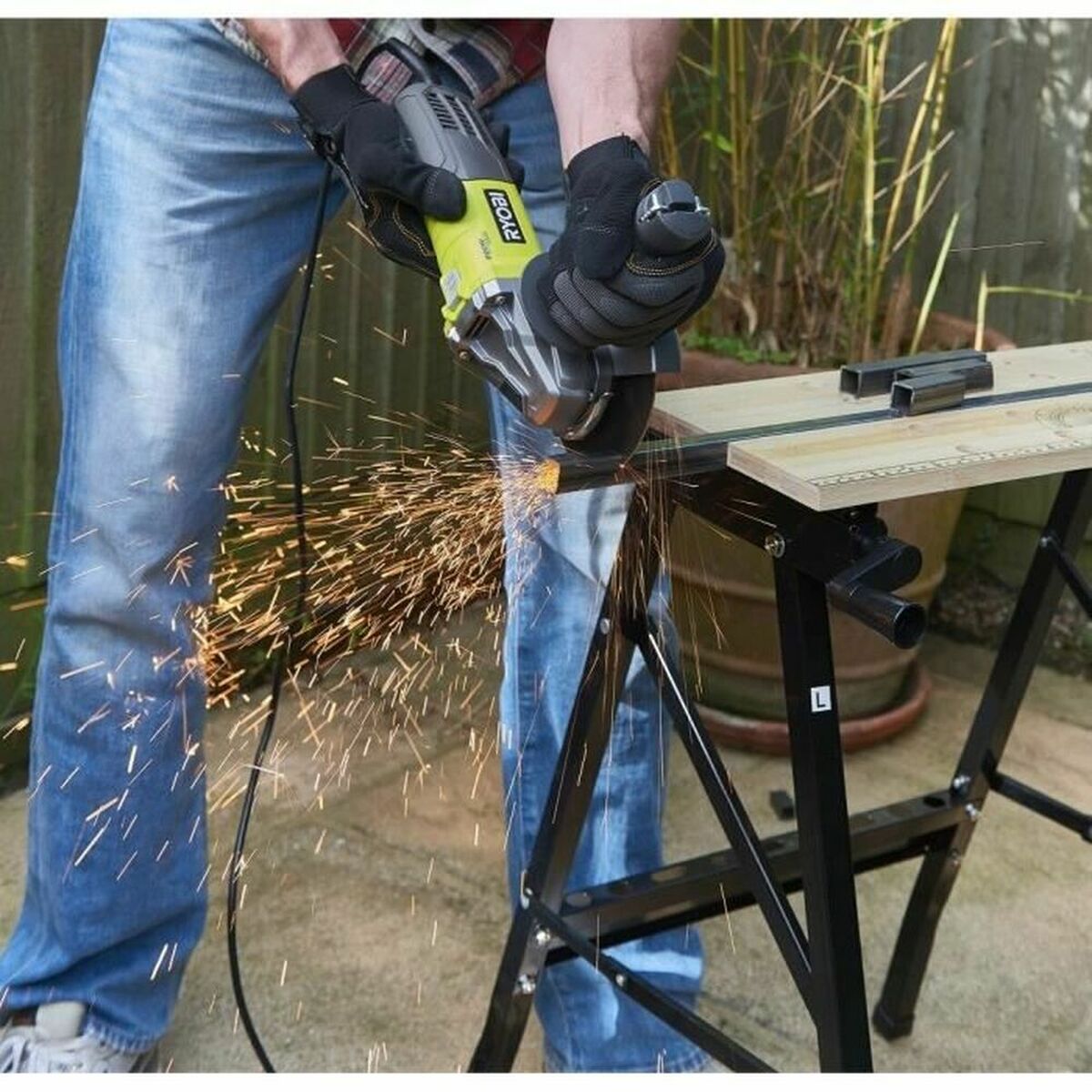 Angle grinder Ryobi 800 W 125 mm-3