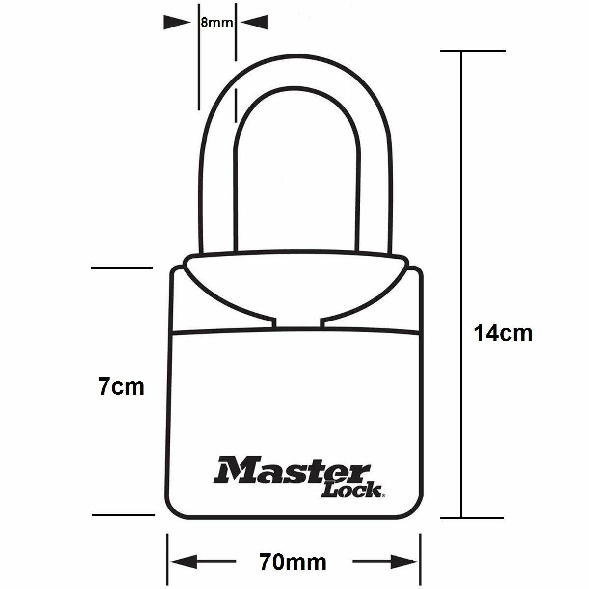 Master Lock kod kilidi 5406EURD-2