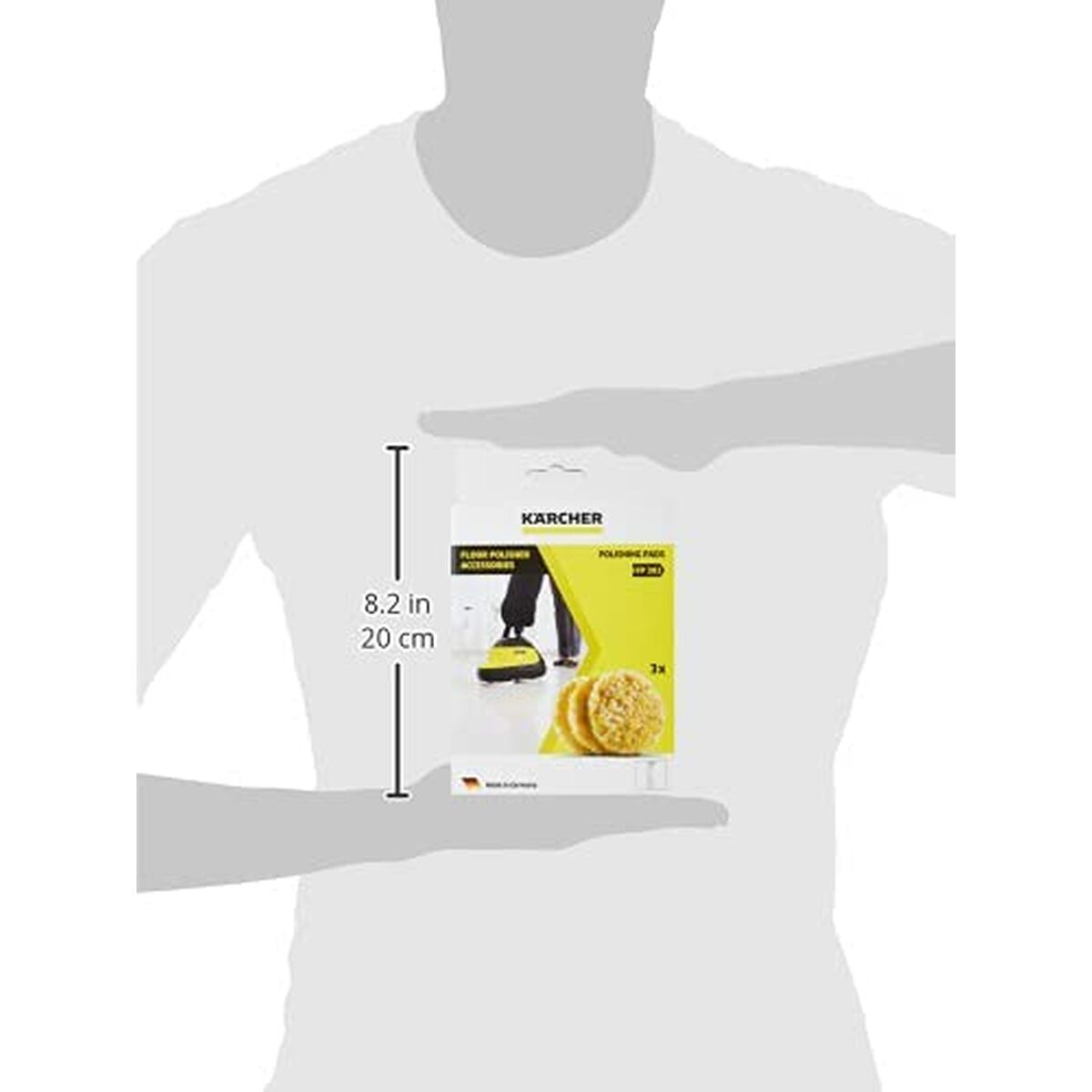 Kärcher 2 polishing sponge. 863-193. 0-2