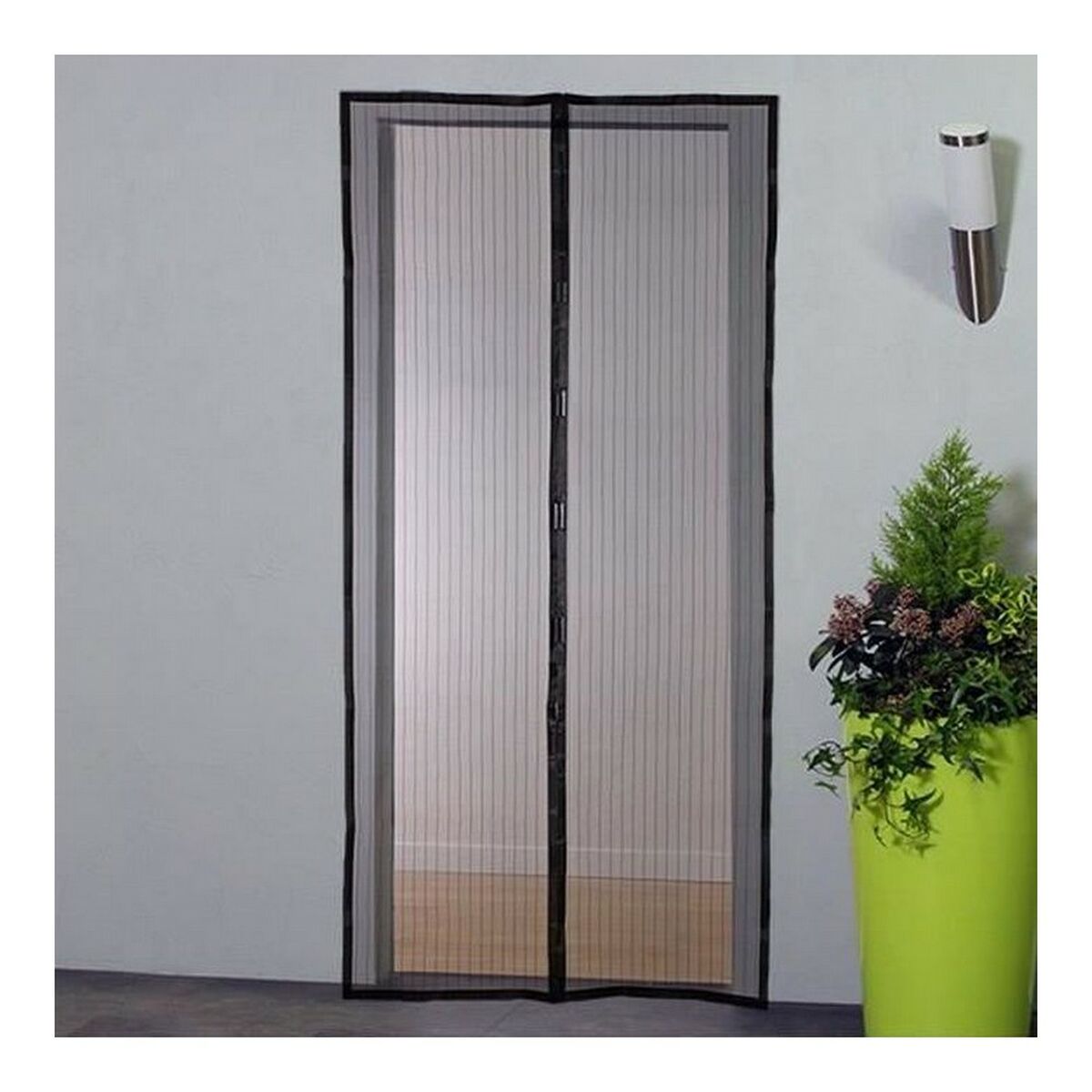 Mosquito Net Magnetic Closure Doors Polyester 230 x 100 cm-2