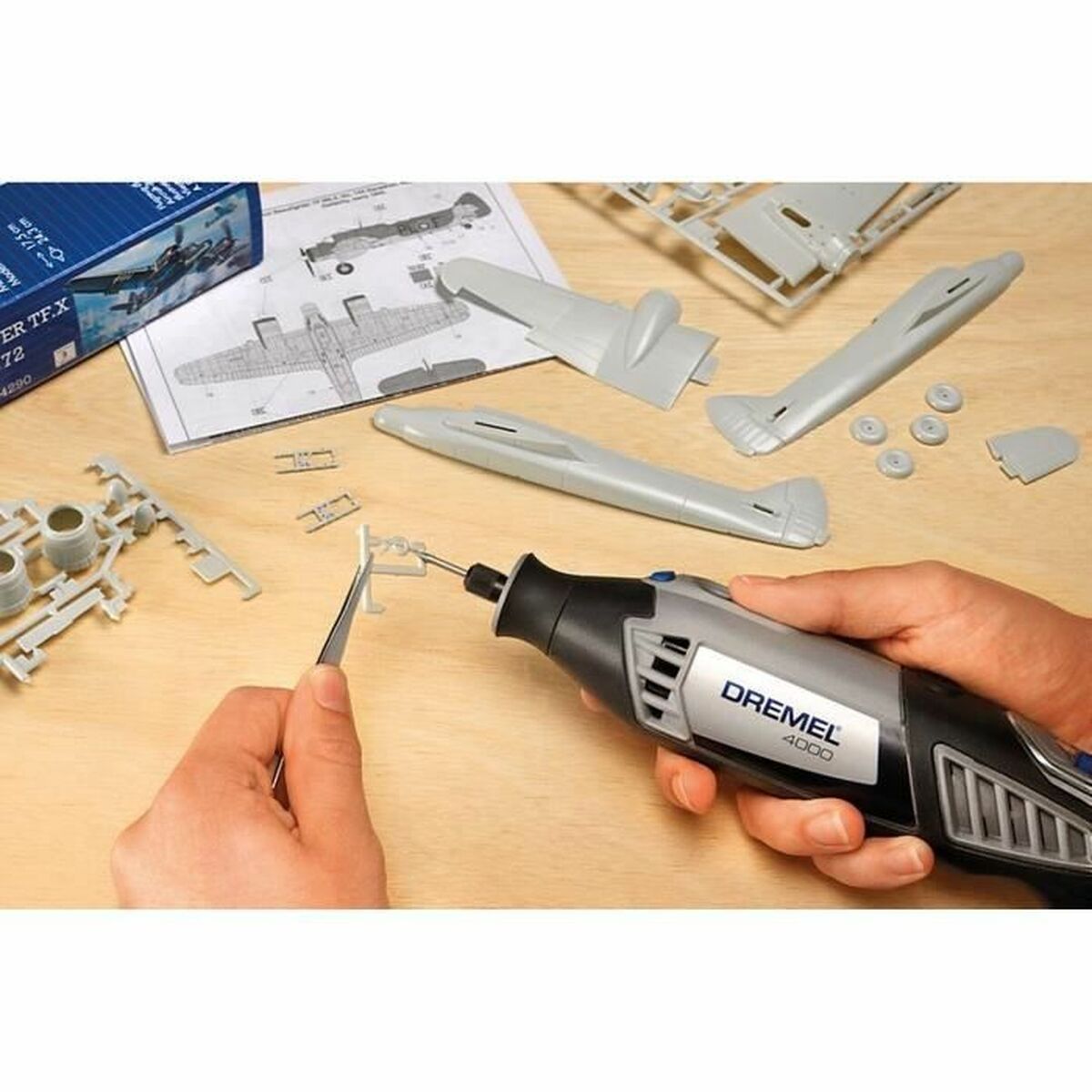 Freze Kesici Dremel 125 Ø 6. 4 mm (2 adet)-2