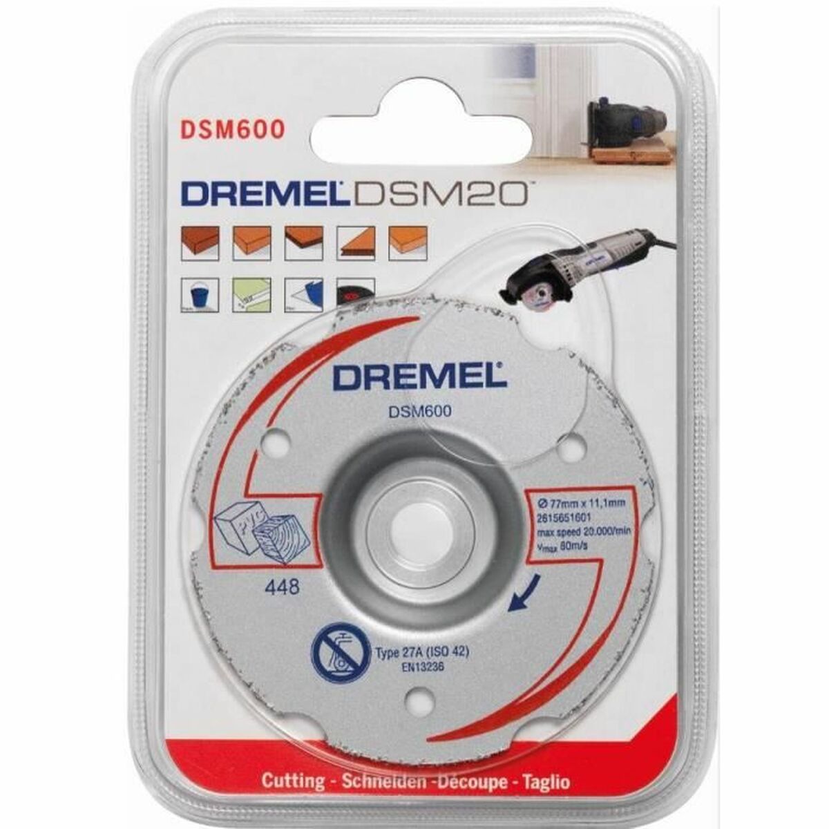 Karbür DSM20 Dremel S600 kesme diski-2