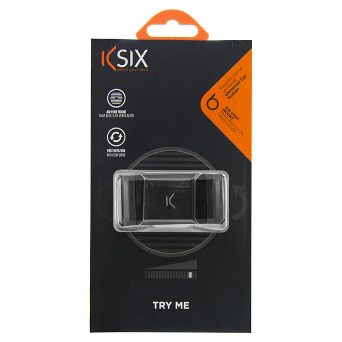 Автомобильная подставка для мобильного телефона KSIX 360º-6