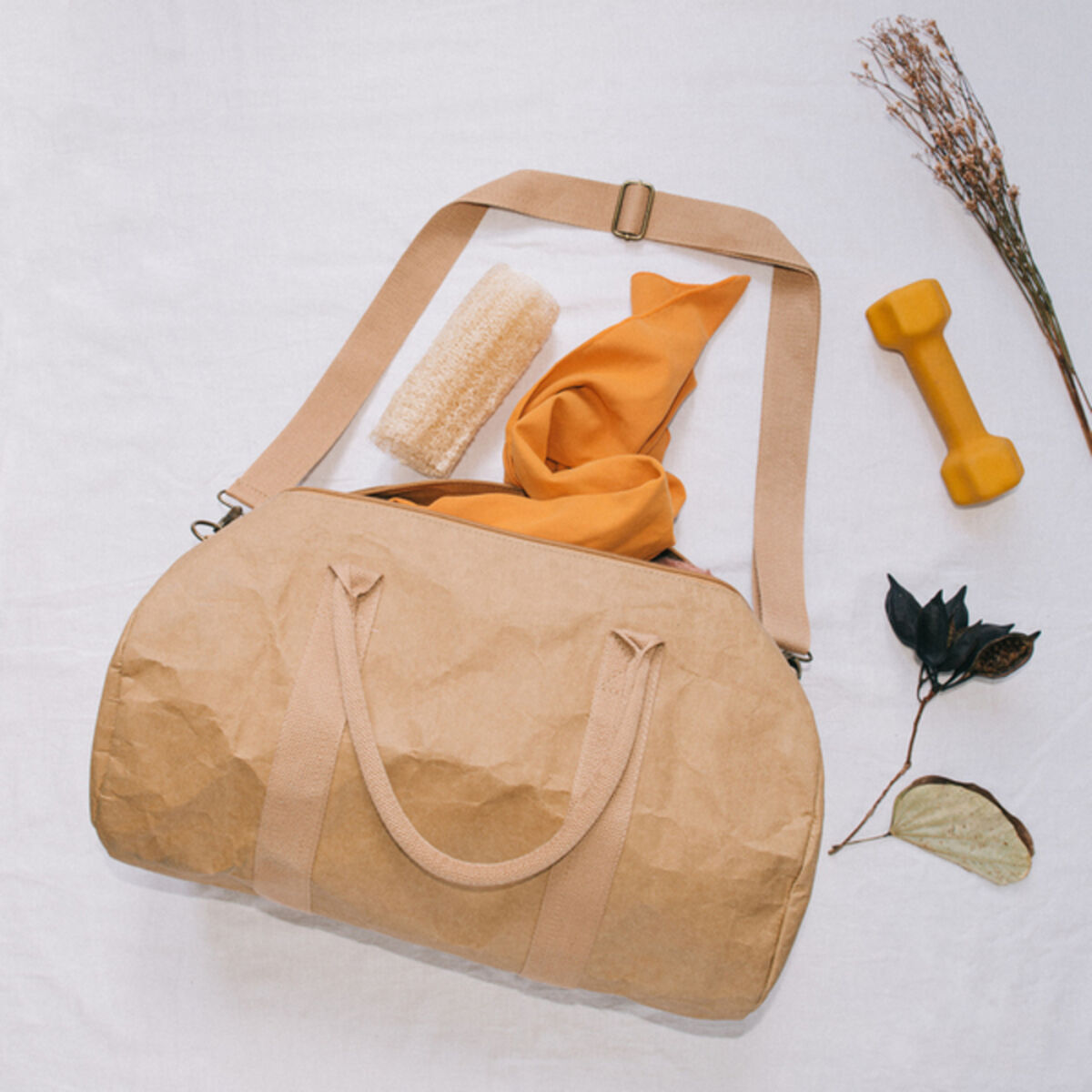 Походная Сумка KSIX WeekendBag Коричневый Eco-friendly крафтовая бумага-2