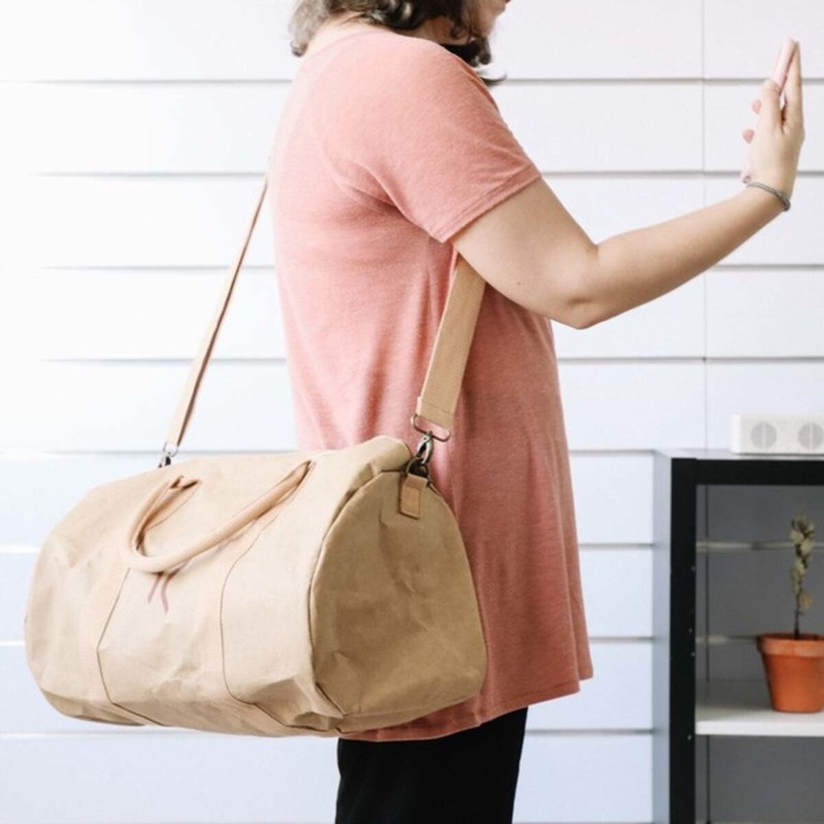 Походная Сумка KSIX WeekendBag Коричневый Eco-friendly крафтовая бумага-6