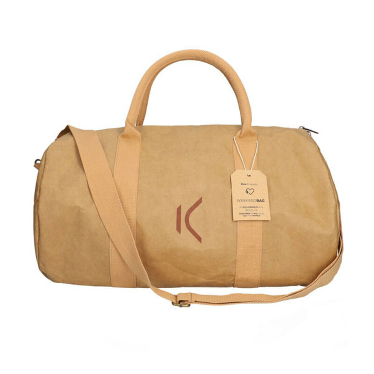 Походная Сумка KSIX WeekendBag Коричневый Eco-friendly крафтовая бумага-7