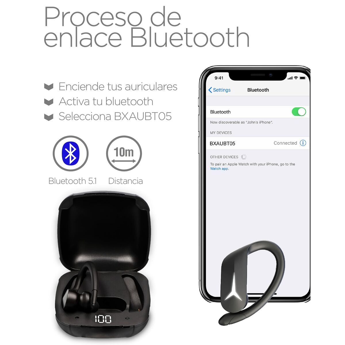Sportkopfhörer KSIX Sport Buds 2 700 mAh-8