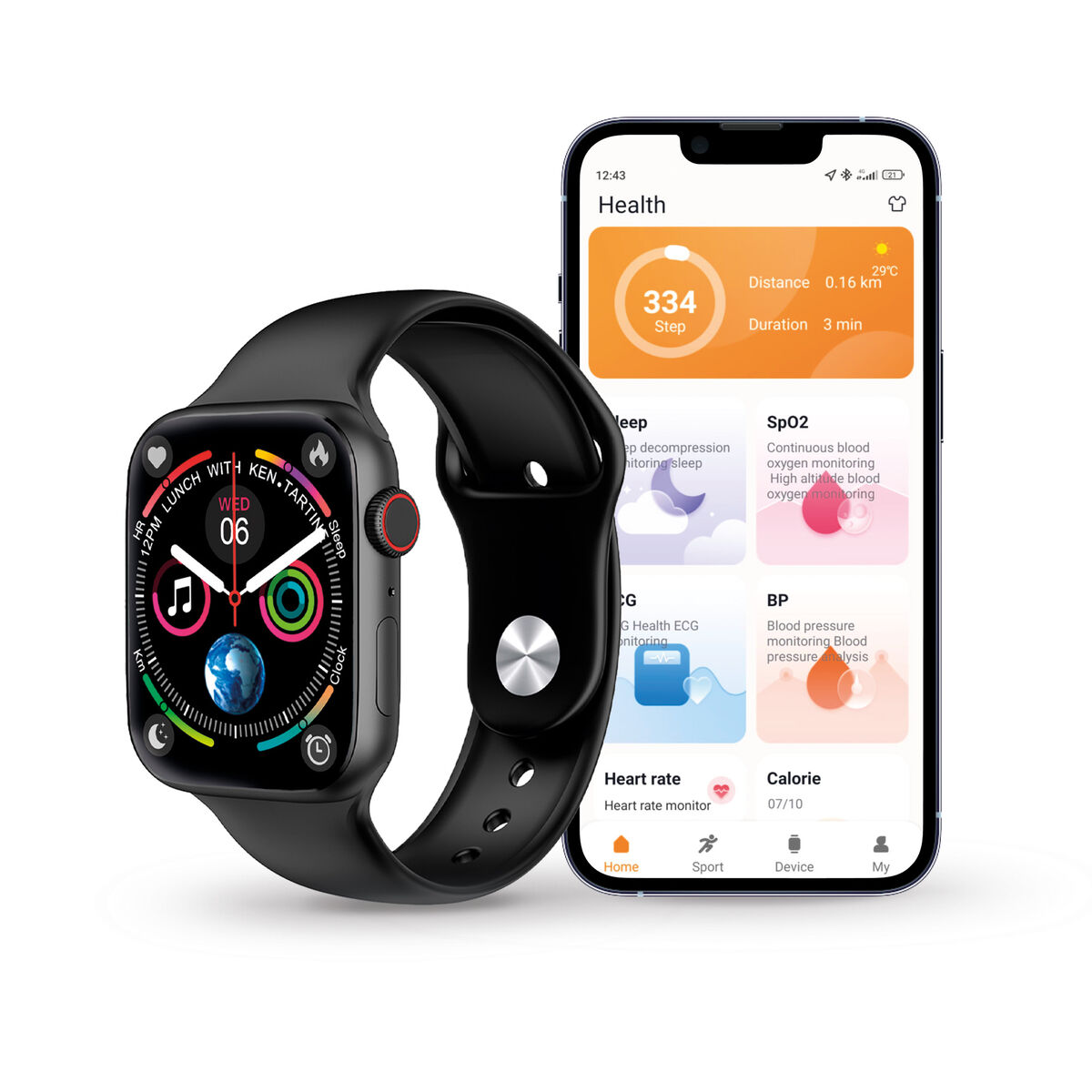 Smart watch KSIX Urban 4 Black-3