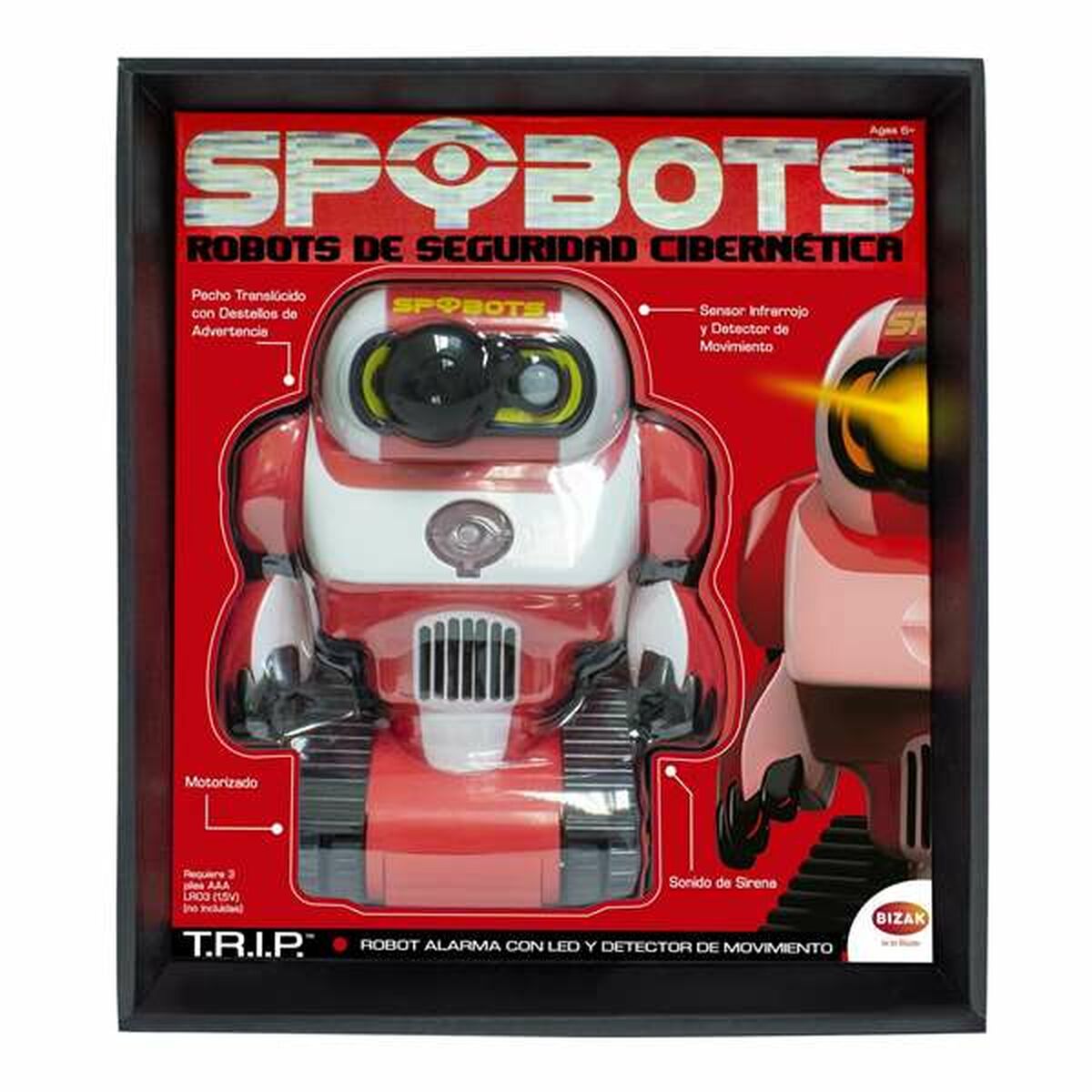 Interactive robot Bizak Spybots T.R.I.P.-7