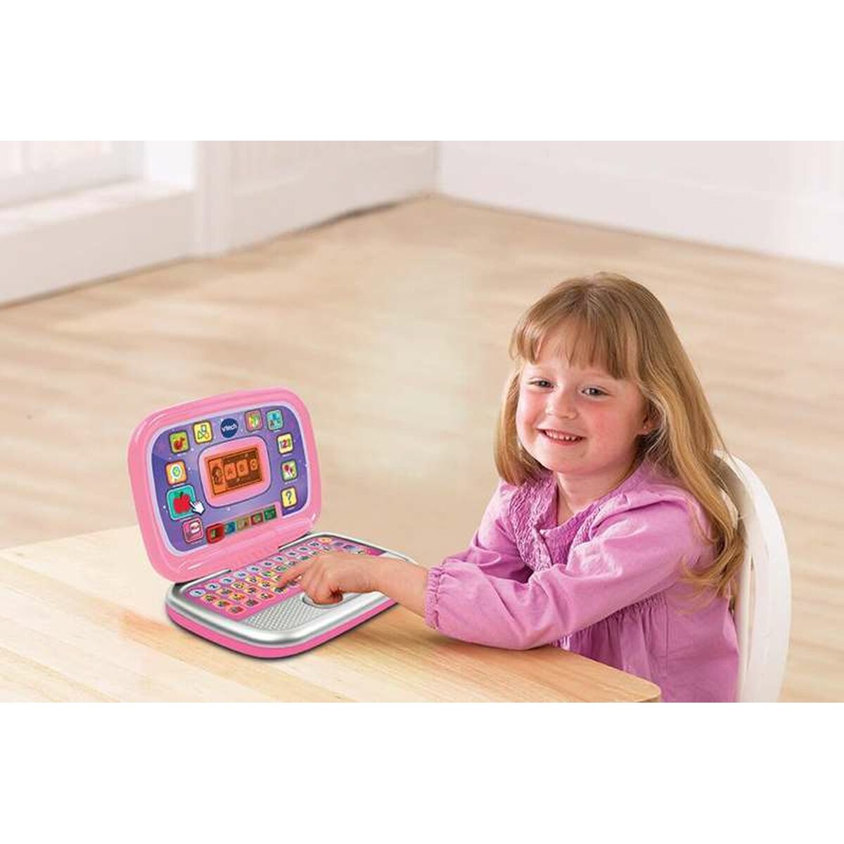 Игрушечный компьютер Vtech Diverpink PC ES 24 x 16 x 6 cm-6
