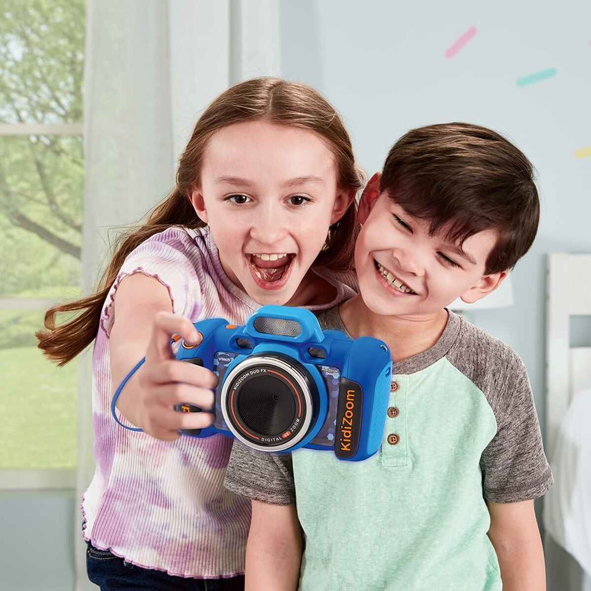 Детский фотоаппарат Vtech Kidizoom Duo DX Синий-3