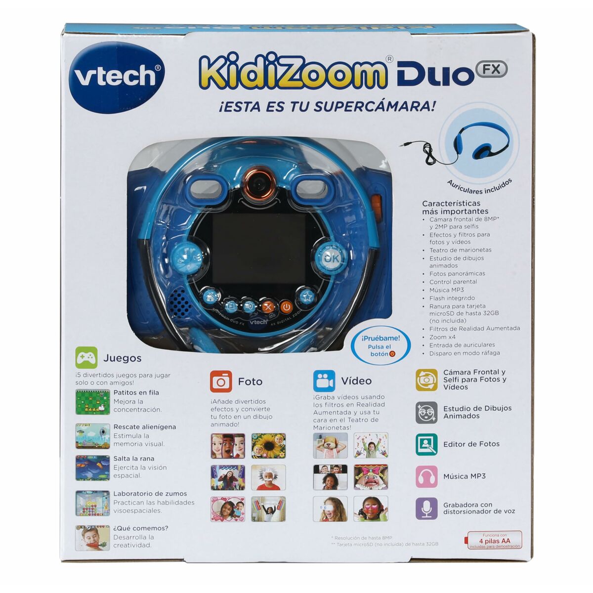 Детский фотоаппарат Vtech Kidizoom Duo DX Синий-6