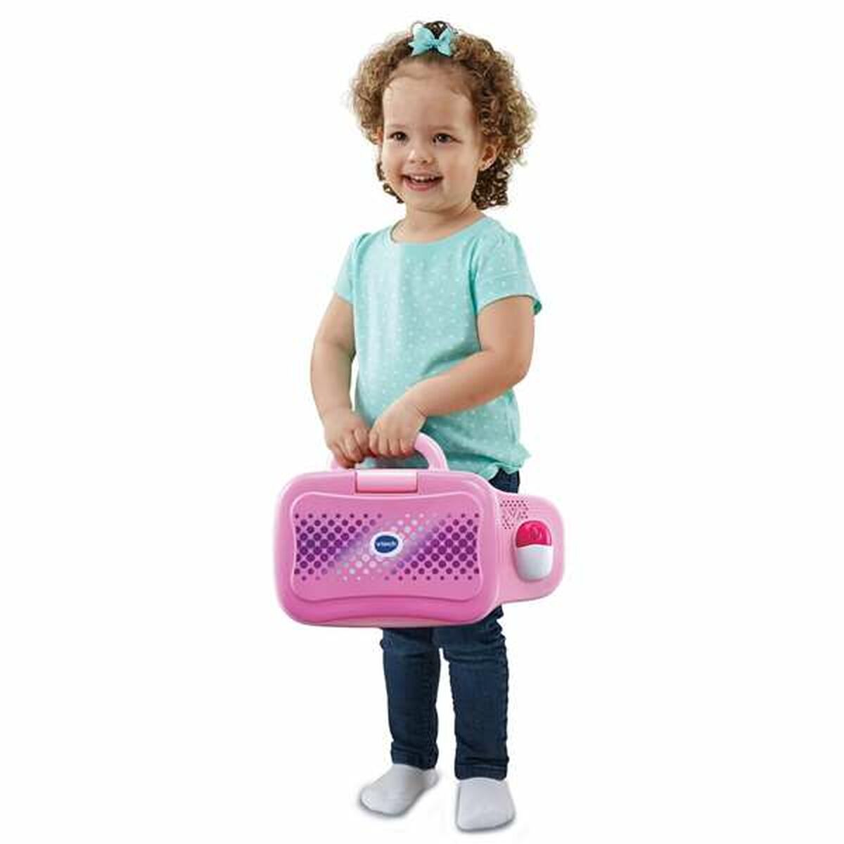 Игрушечный компьютер Vtech Pequemouse ES 32,5 x 7,8 x 33 cm Розовый-3