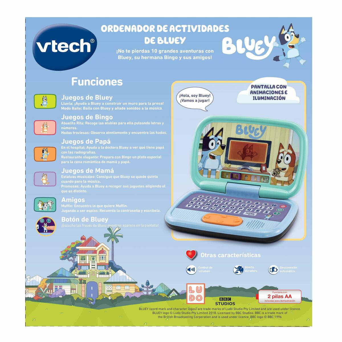 Игрушечный компьютер Vtech Bluey ES-4
