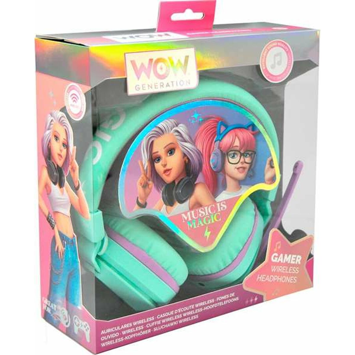 Bluetooth Kopfhörer Wow Generation 26 x 22 x 6,5 cm-2