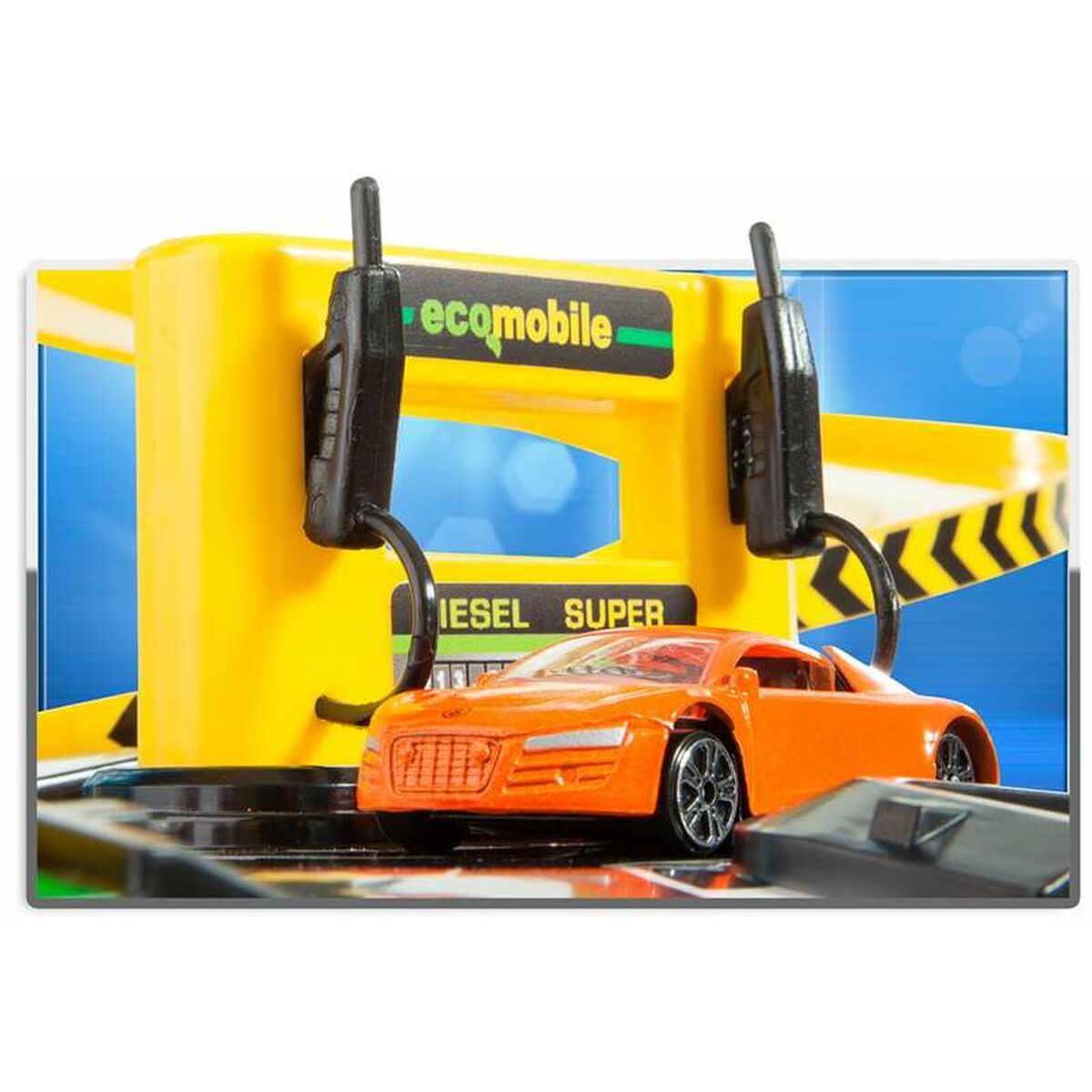 Parking garage with Moltó cars 61 x 57 x 56 cm-4