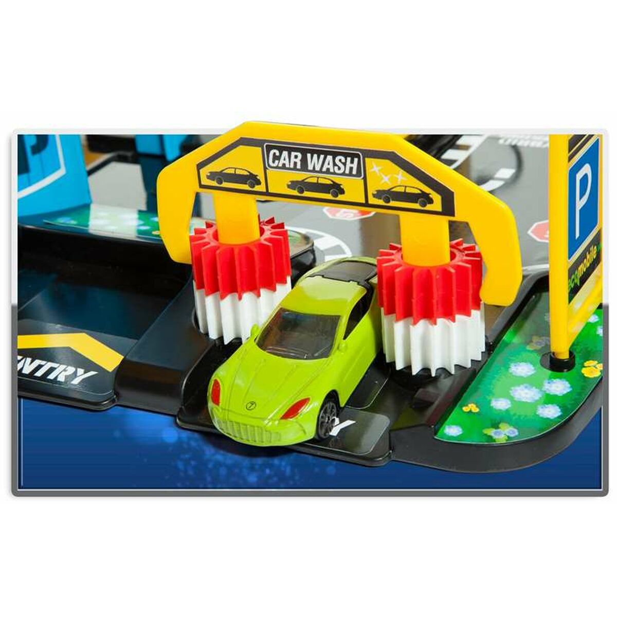 Parking garage with Moltó cars 61 x 57 x 56 cm-7