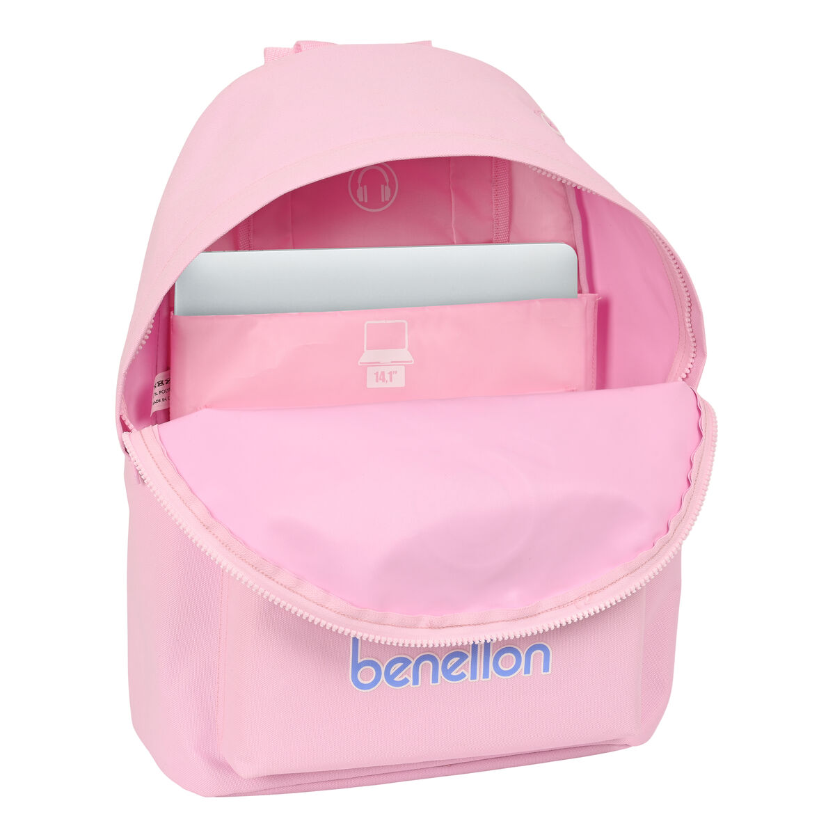 Рюкзак для ноутбука Benetton  benetton  Розовый 31 x 41 x 16 cm-3