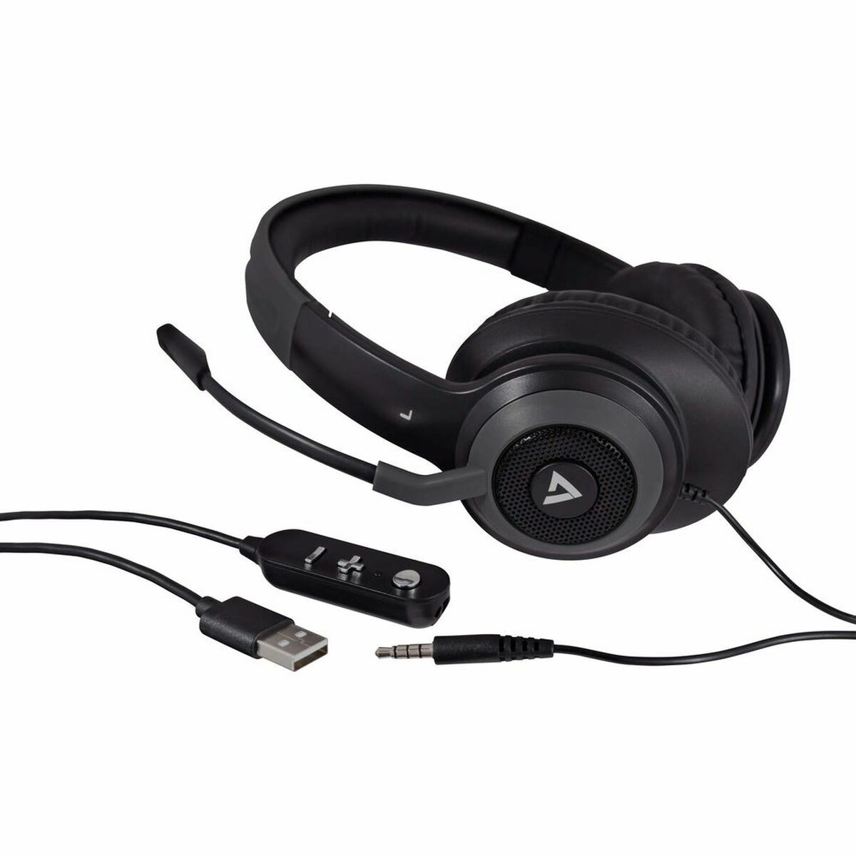 Наушники с микрофоном V7 HC701 Чёрный-2