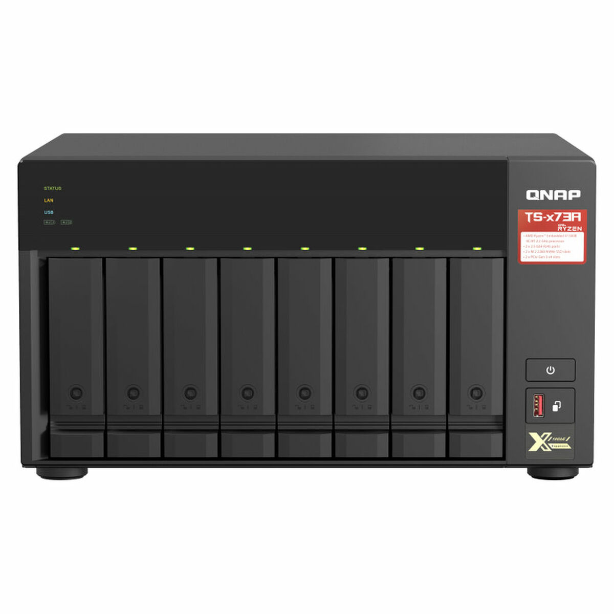 Network System Storage Qnap TS-873A-8G Black