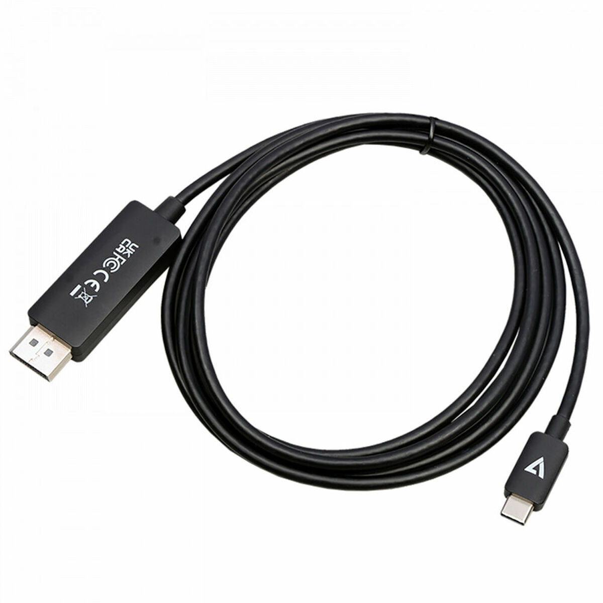 Адаптер USB C—DisplayPort V7 V7USBCDP14-2M        (2 m) 8K Ultra HD-4