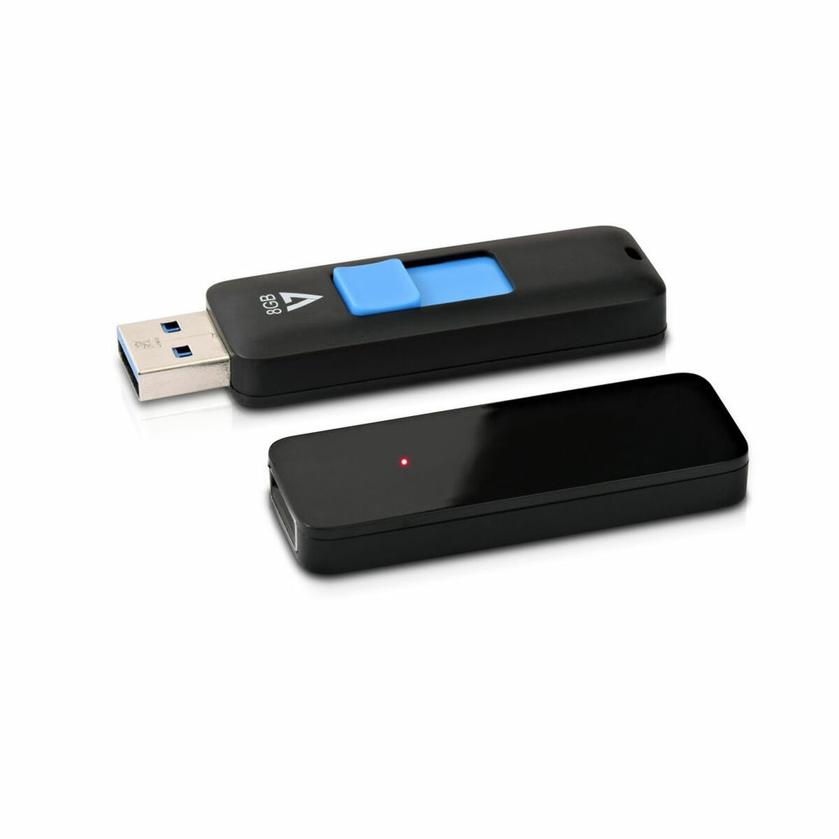 Pendrive V7 J153269 USB 3.0 Синий Чёрный 8 Гб-3