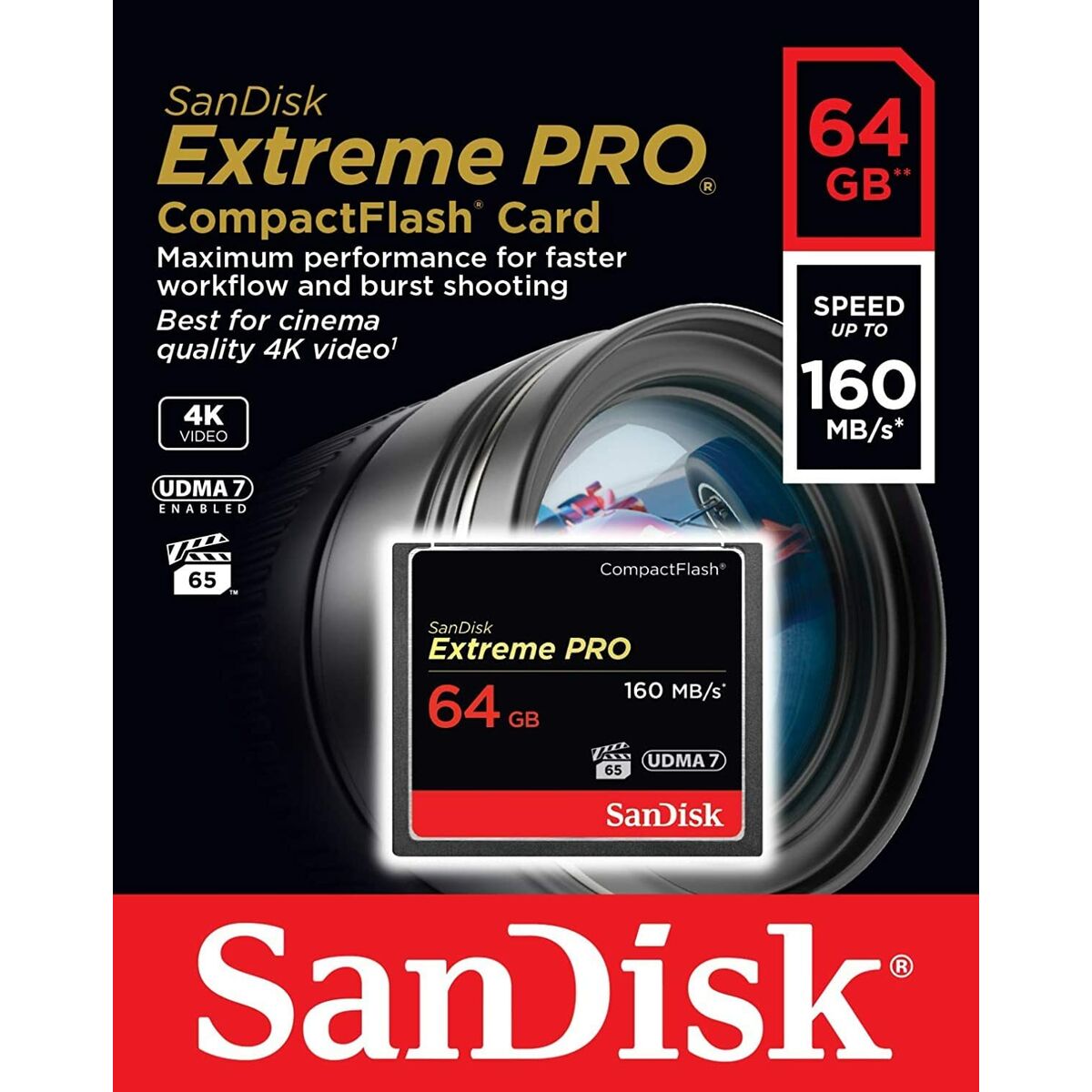 Карта памяти CF SanDisk SDCFXPS-064G-X46-2