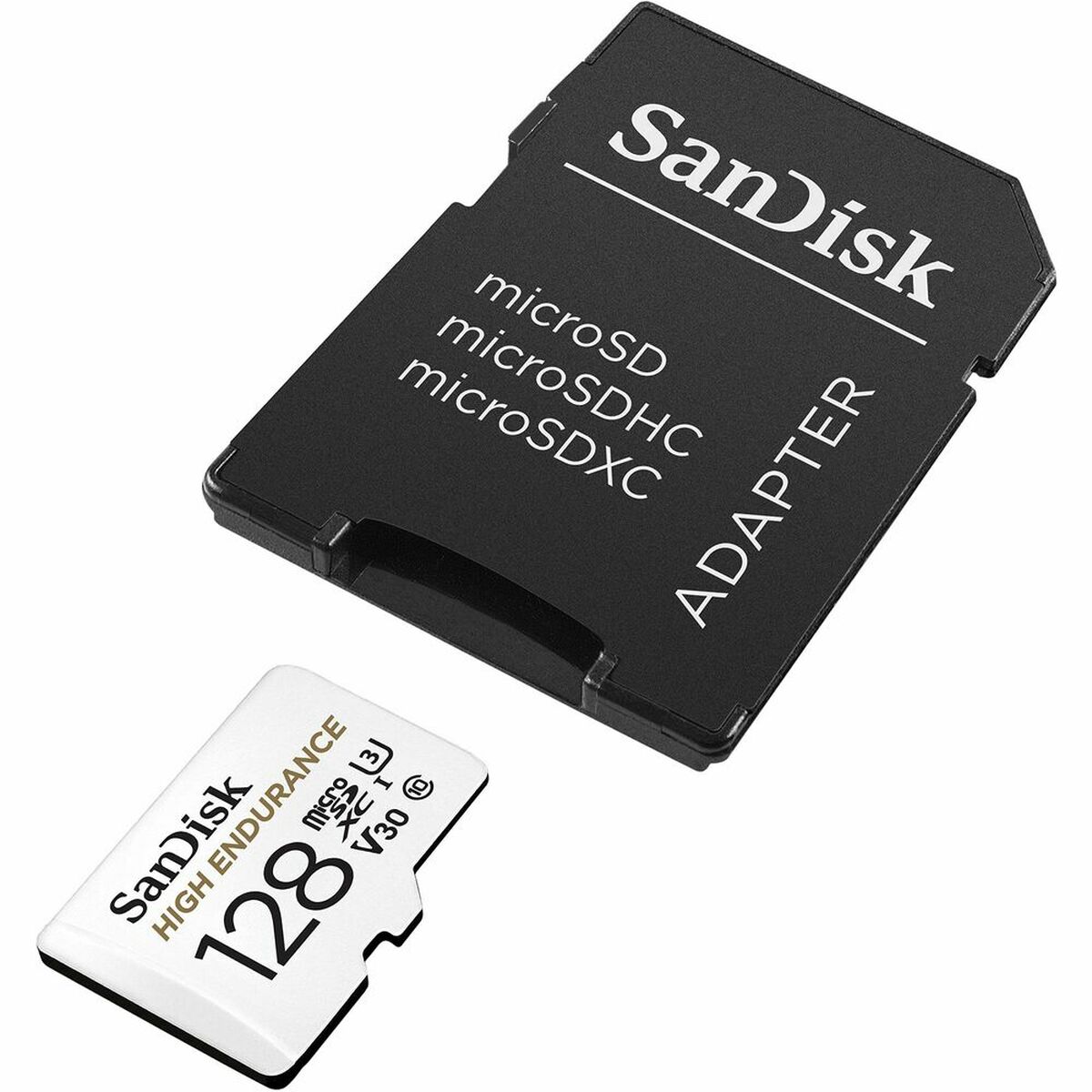 Карта памяти микро-SD с адаптером SanDisk SDSQQNR-128G-GN6IA UHS-I-2
