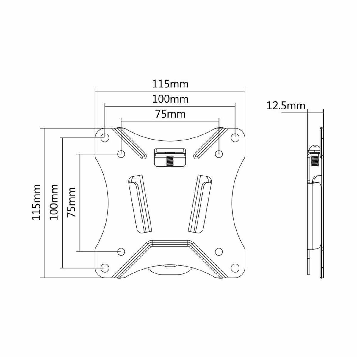Подставка для ТВ Neomounts NM-W25BLACK 10 30 25 kg-3