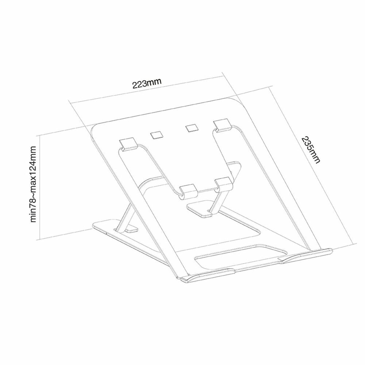 Подставка для ноутбука Neomounts NSLS085BLACK-3