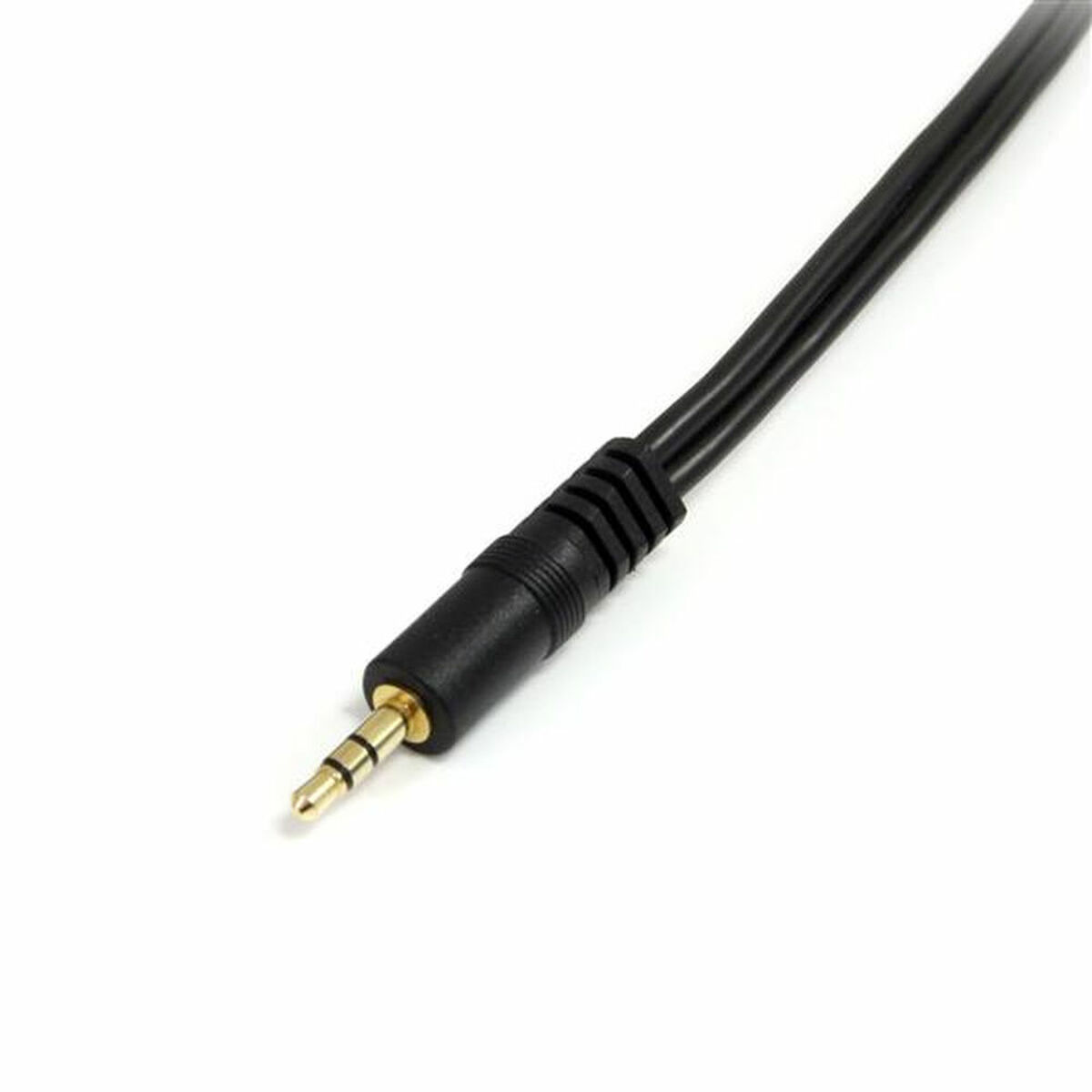 Audio cable Jack (3.5 mm) separation Startech MUY1MFF Black 0.15 m-2