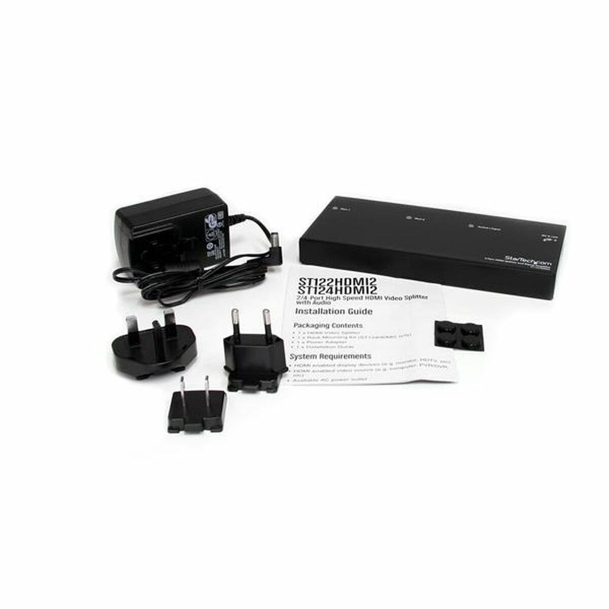 HDMI-переключатель Startech ST122HDMI2 Чёрный-2