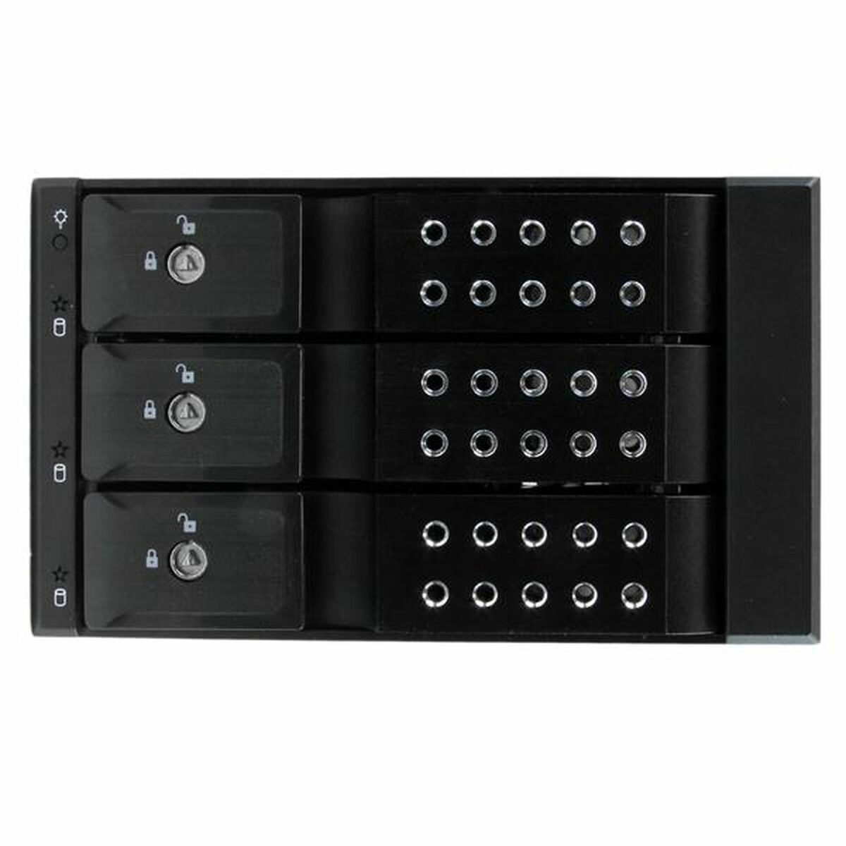 Коммутационный шкаф Startech HSB3SATSASBA Чёрный 3,5 портативный-4