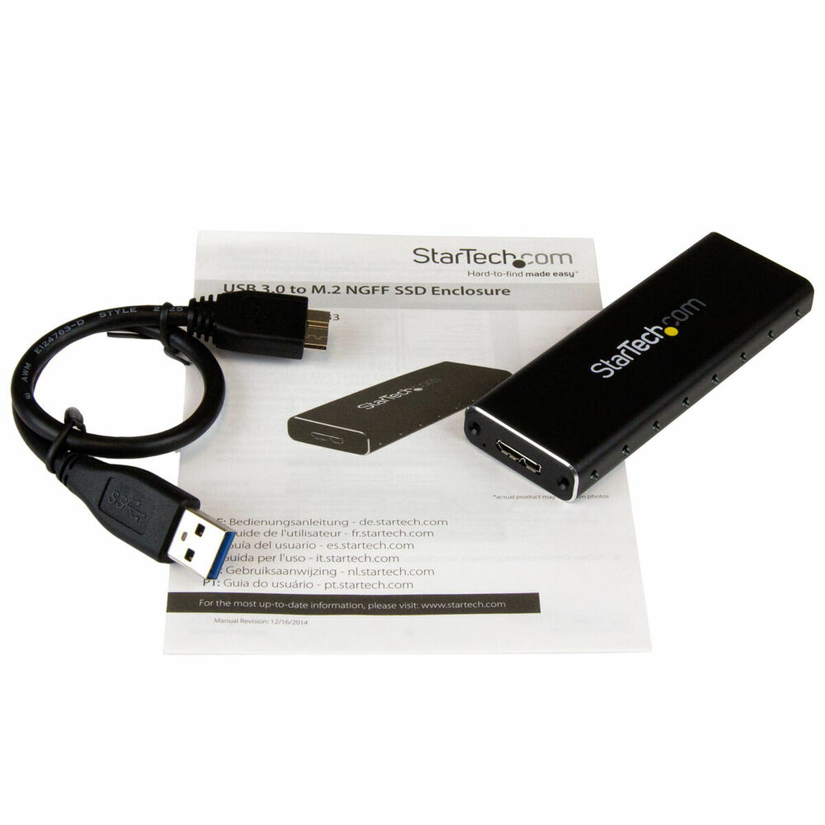 Адаптер SSD Startech SM2NGFFMBU33-3