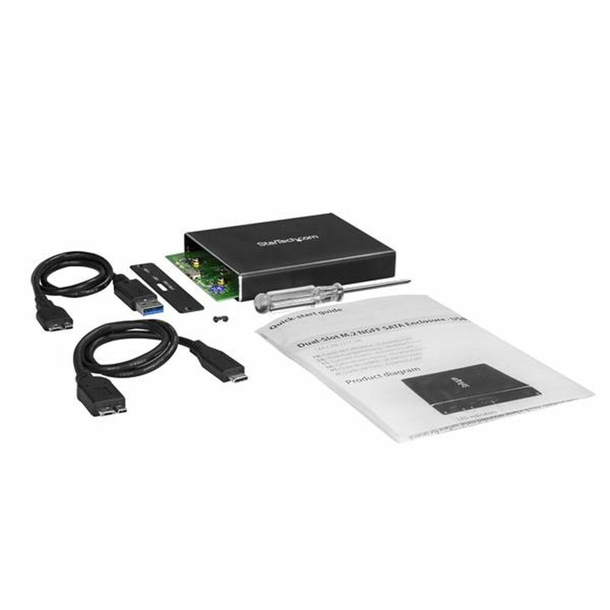 Корпус для жесткого диска Startech SM22BU31C3R-3