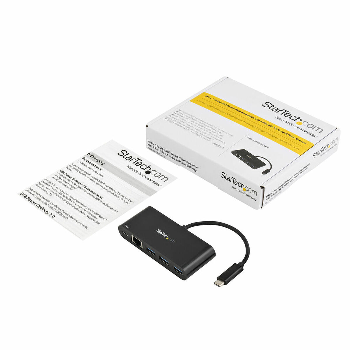 Сетевой адаптер Startech US1GC303APD          Чёрный-5