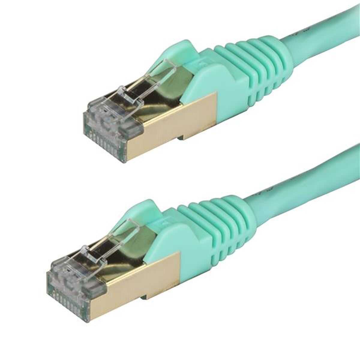Жесткий сетевой кабель UTP кат. 6 Startech 6ASPAT2MAQ 2 m Синий бирюзовый-3