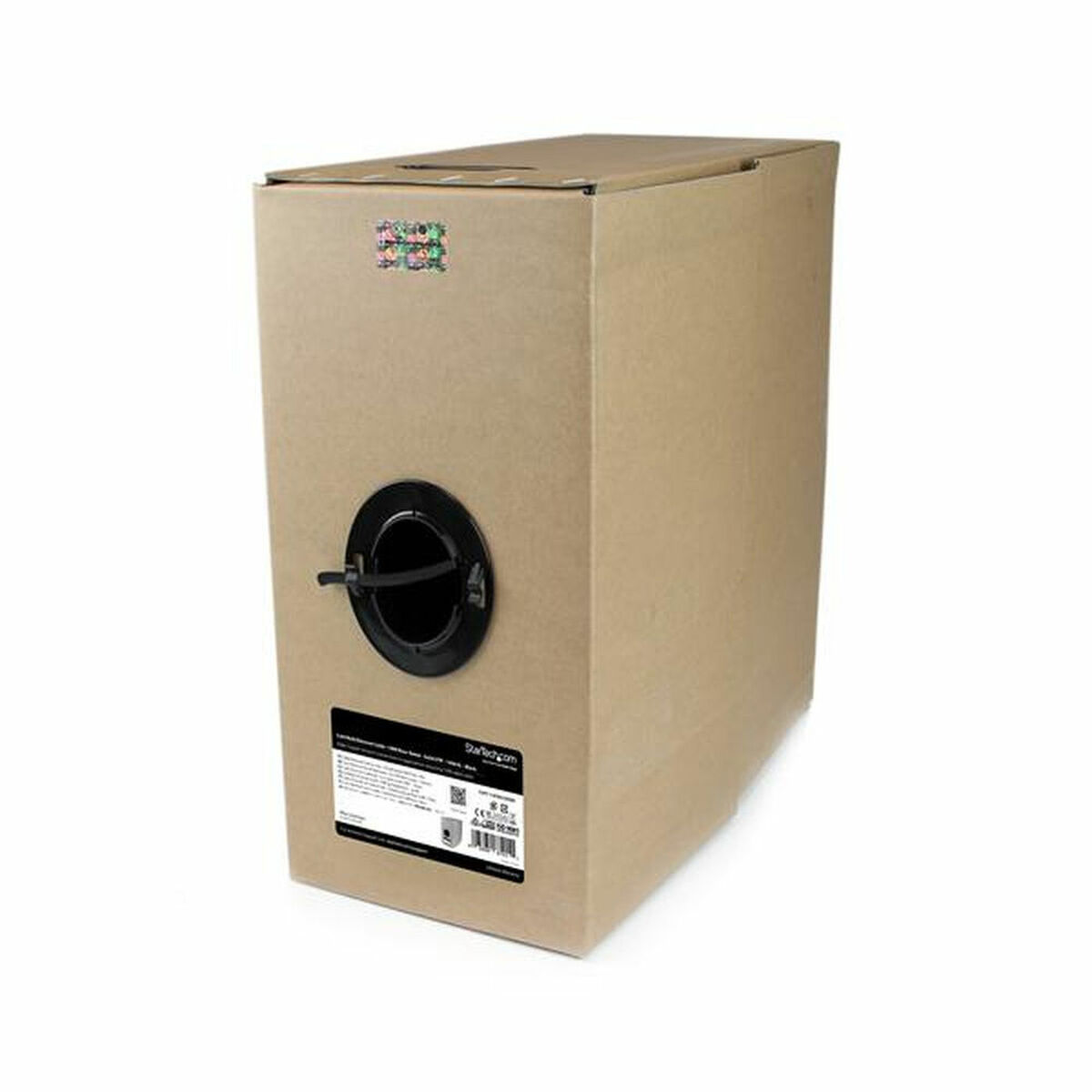 Қатты желілік кабель UTP кат, 6 Startech WIR6CMRBK 304,8 m 304,8 m Қара