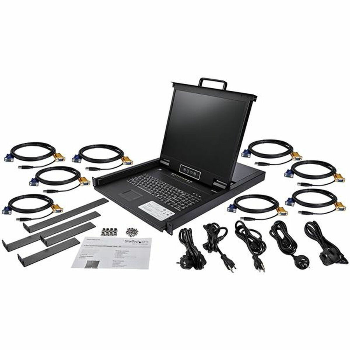 Переключатели KVM Startech RKCONS1908K-2