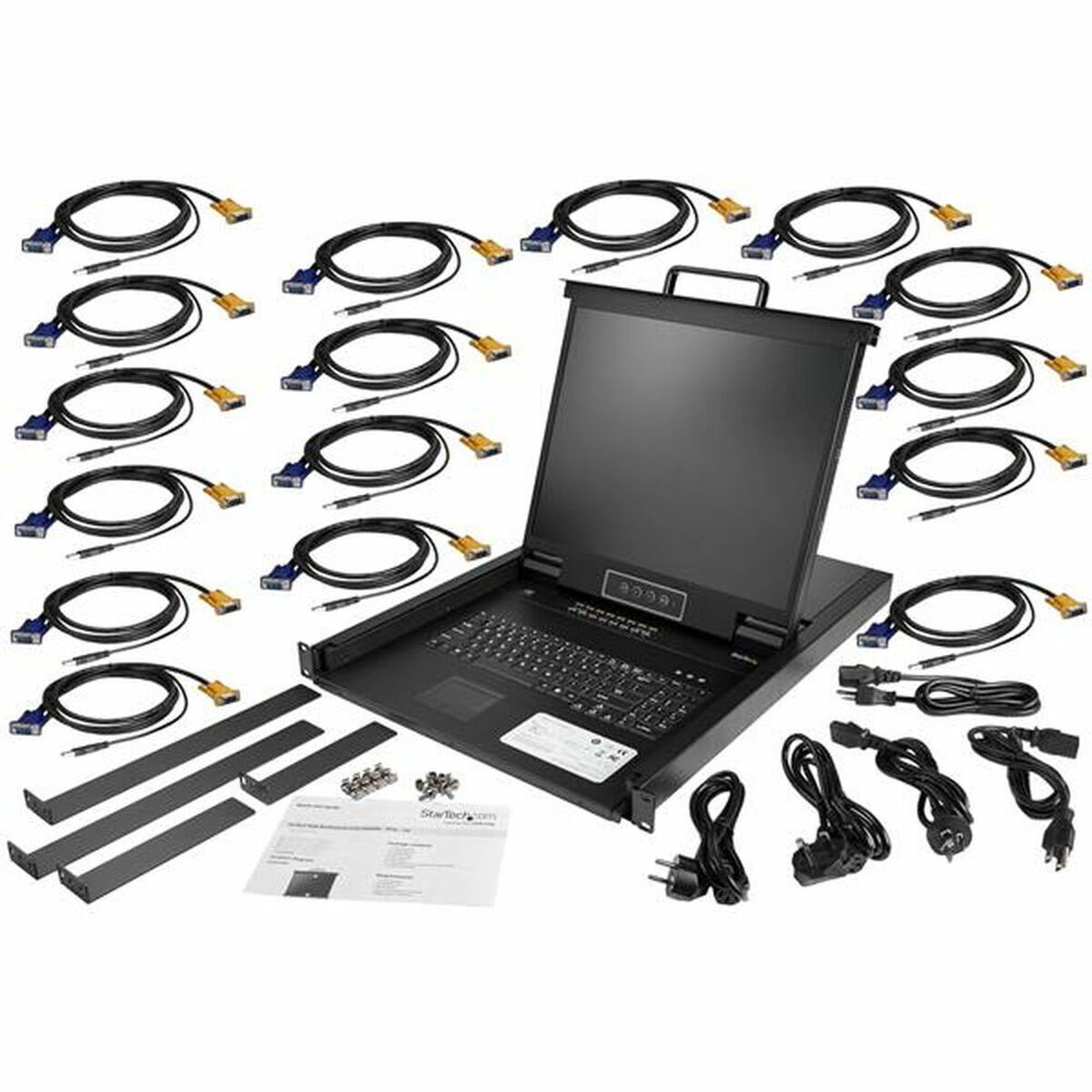 Переключатели KVM Startech RKCONS1916K-2