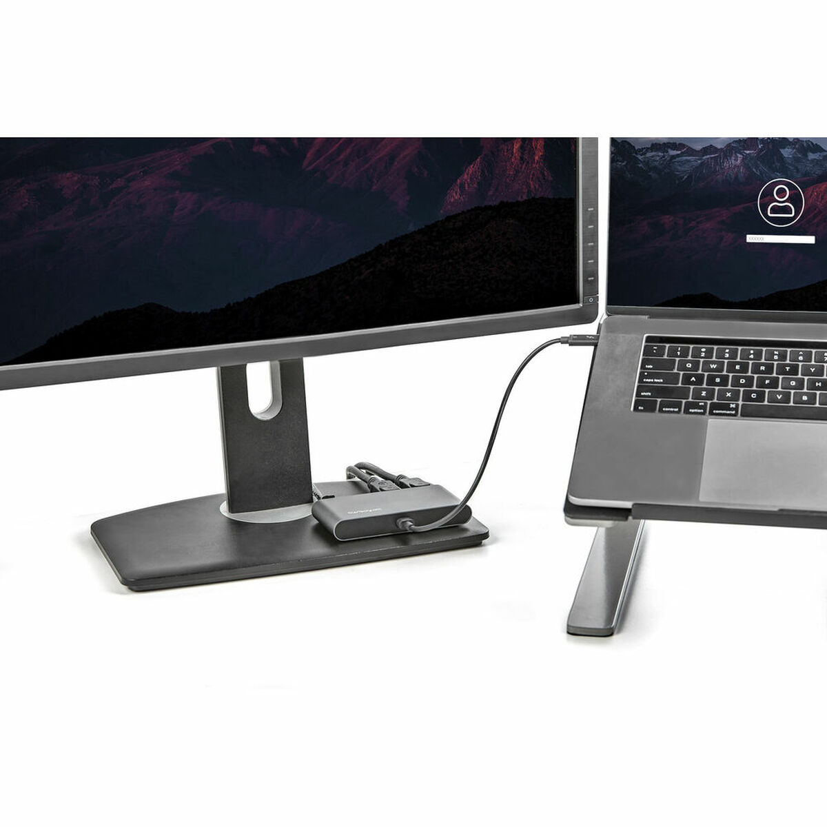 Докстанция Startech TB3DKM2DPL 4K Ultra HD Серый-3